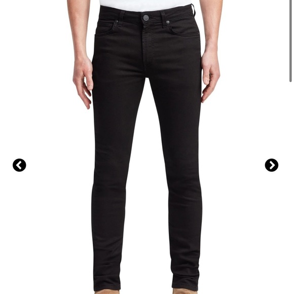 MONFRÈRE Mens GREYSON SIGNATURE BLACK SKINNY JEAN JAPANESE DENIM Sz 31 NEW - Picture 3 of 15